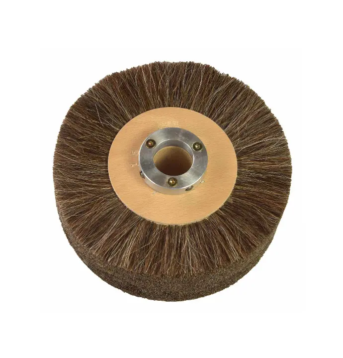 HORSE HAIR BRUSH BROWN 8"X2"                   