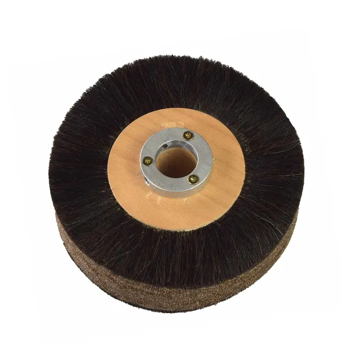 HORSE HAIR BRUSH BLACK 8"X2"                    