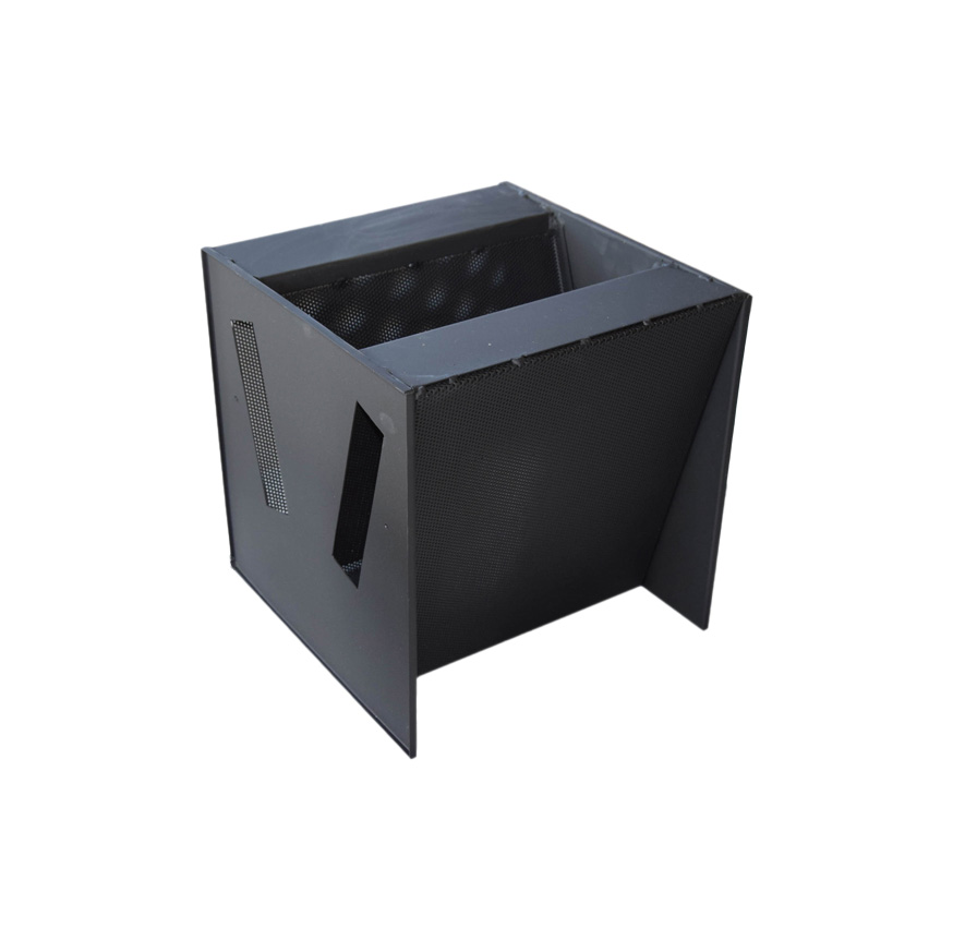 COMPLETE STEEL HOUSING CHARCOAL 12X12       