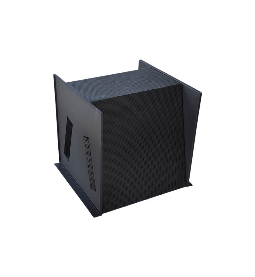 COMPLETE STEEL HOUSING CHARCOAL 12X12 WITH WINGS