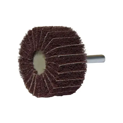 [SBW21T1480] FLAP WHEEL 1'' X 2'' SPINDLE 1/4''  80 GRIT