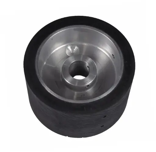[SU1200422R] ROUE DE CONTACT EN CAOUTCHOUC 4"X7" 